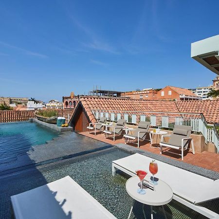 Hotel Boutique Casona Del Colegio Cartagena Dış mekan fotoğraf Rooftop pool