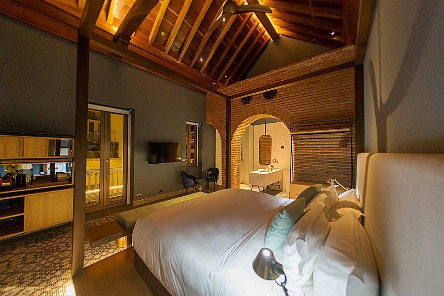 Hotel Boutique Casona Del Colegio Cartagena Dış mekan fotoğraf A room at the hotel