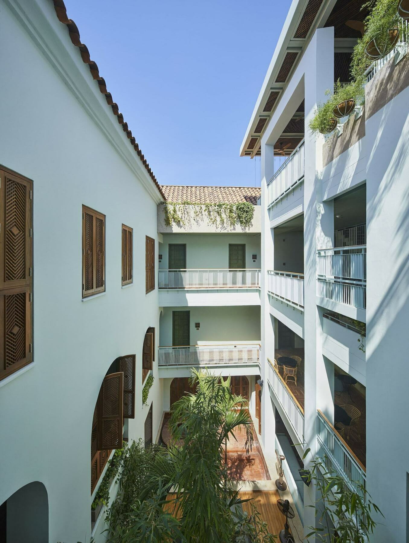 Hotel Boutique Casona Del Colegio Cartagena Dış mekan fotoğraf The courtyard of the hotel